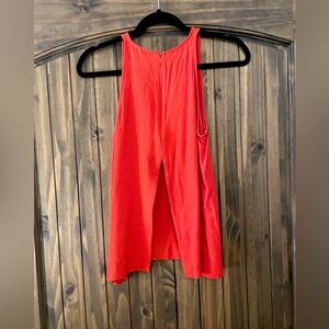 Topshop colorful open back top